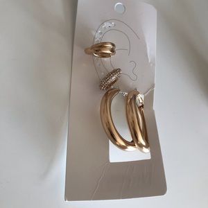 NWT H&M earring and ear cuff set